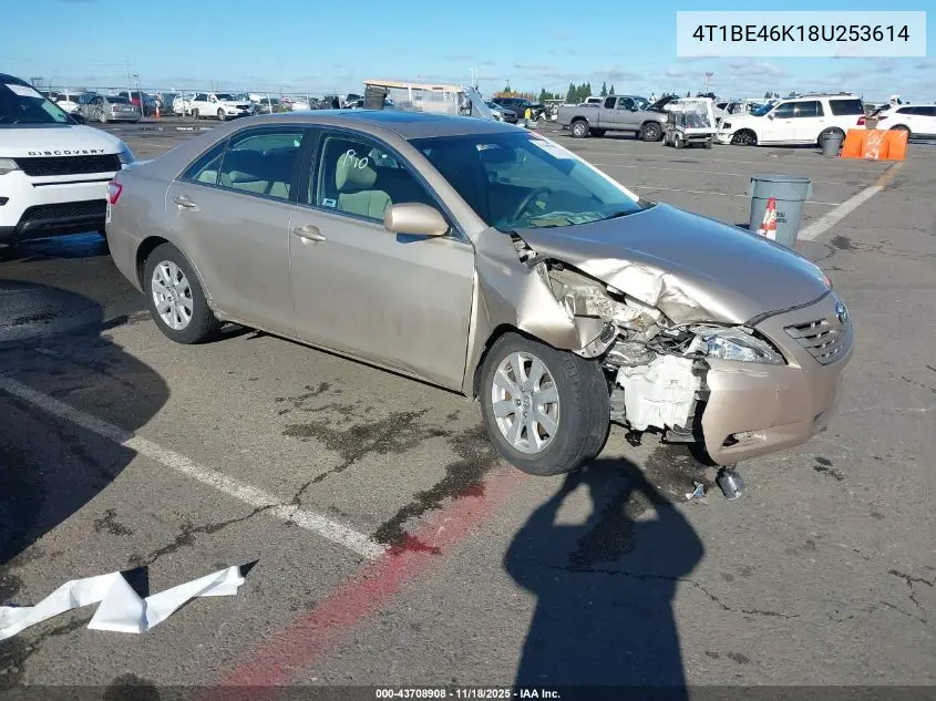 4T1BE46K18U253614 2008 Toyota Camry Xle