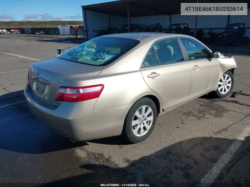 4T1BE46K18U253614 2008 Toyota Camry Xle