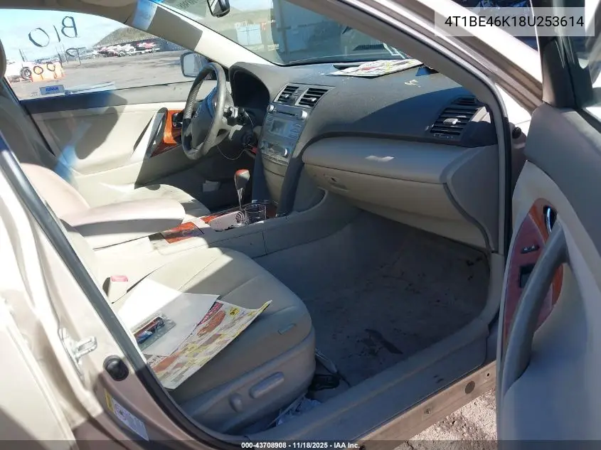 4T1BE46K18U253614 2008 Toyota Camry Xle