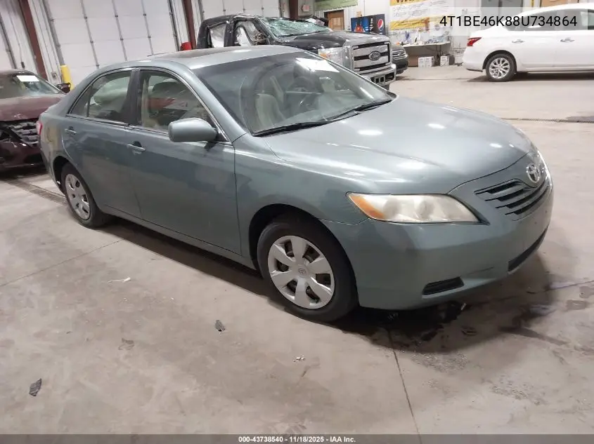4T1BE46K88U734864 2008 Toyota Camry Le