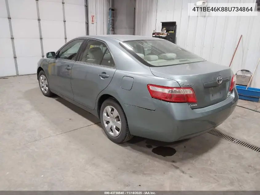 4T1BE46K88U734864 2008 Toyota Camry Le