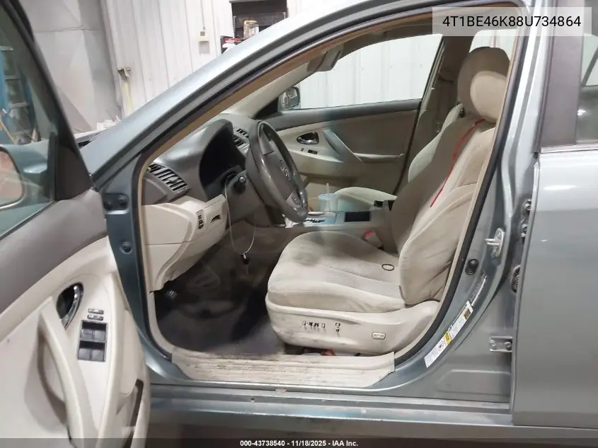 4T1BE46K88U734864 2008 Toyota Camry Le