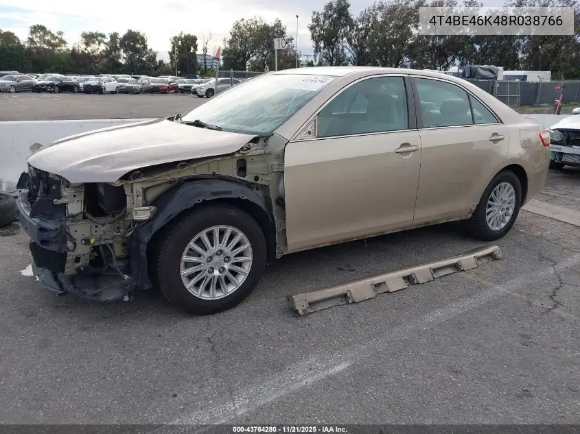 4T4BE46K48R038766 2008 Toyota Camry Le