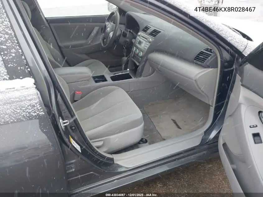 4T4BE46KX8R028467 2008 Toyota Camry Le