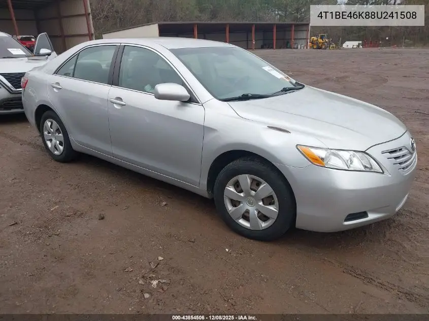 4T1BE46K88U241508 2008 Toyota Camry Le