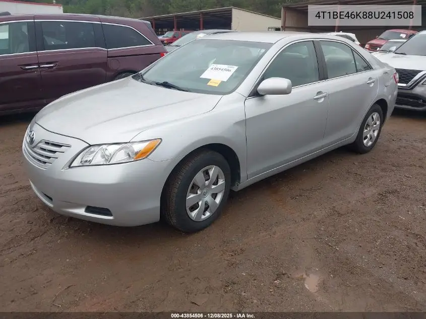 4T1BE46K88U241508 2008 Toyota Camry Le