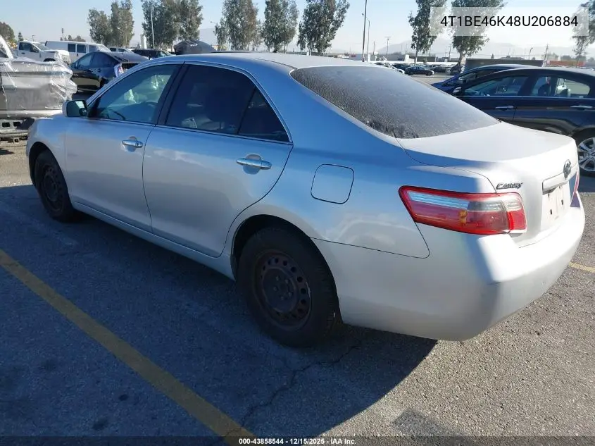 4T1BE46K48U206884 2008 Toyota Camry Le