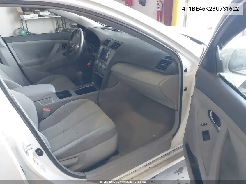 4T1BE46K28U731622 2008 Toyota Camry Le
