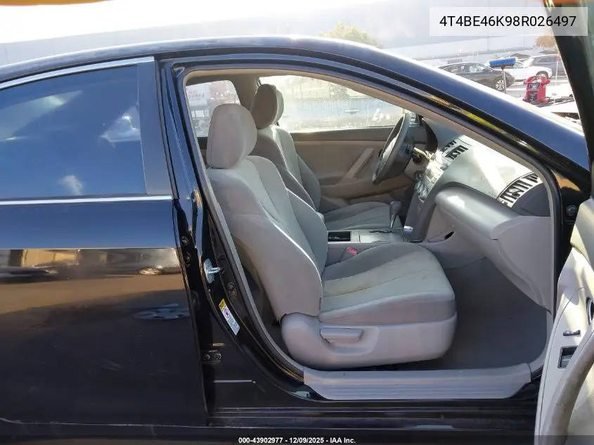 4T4BE46K98R026497 2008 Toyota Camry Le