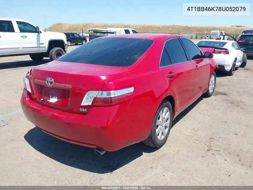 4T1BB46K78U052079 2008 Toyota Camry Hybrid