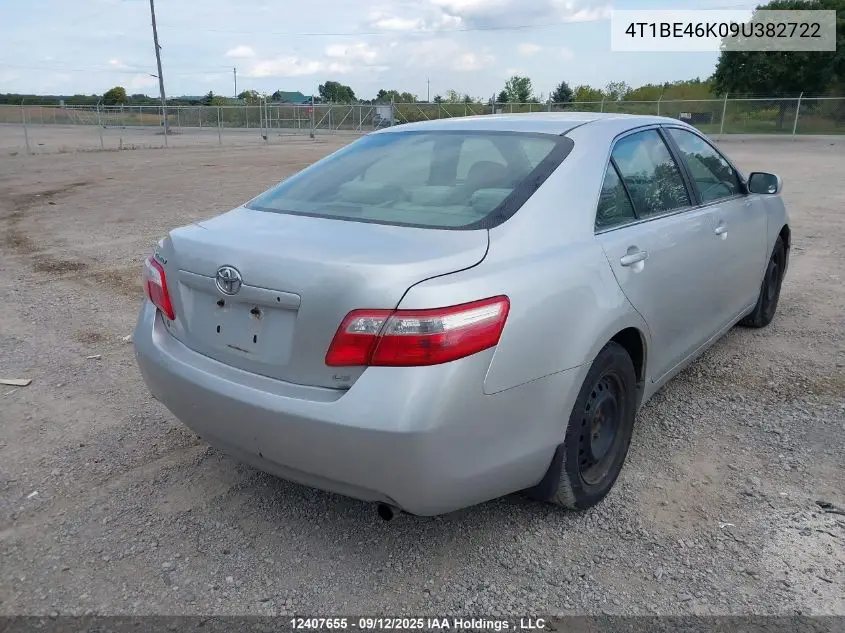 4T1BE46K09U382722 2009 Toyota Camry Le