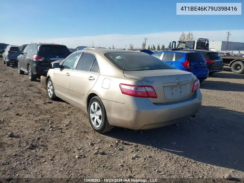 4T1BE46K79U398416 2009 Toyota Camry Le