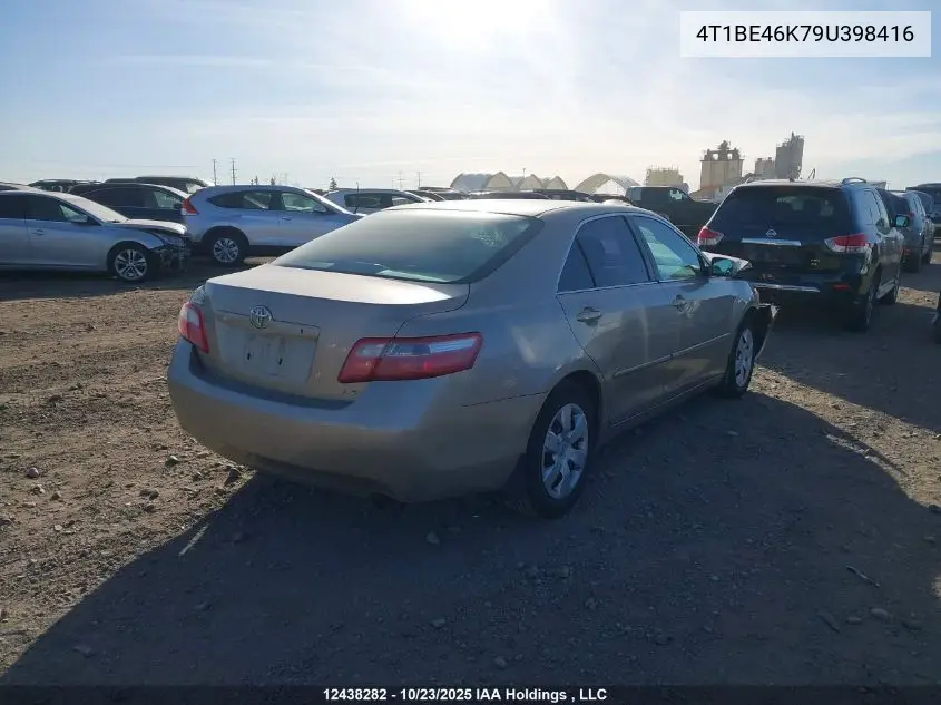 4T1BE46K79U398416 2009 Toyota Camry Le