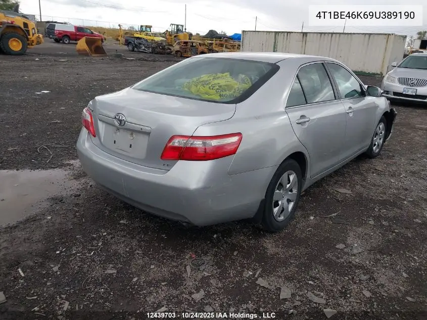 4T1BE46K69U389190 2009 Toyota Camry Le