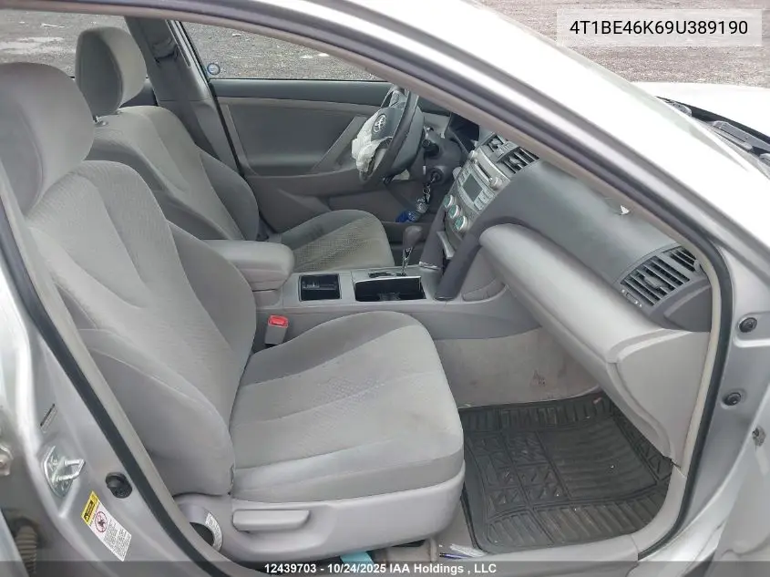 4T1BE46K69U389190 2009 Toyota Camry Le