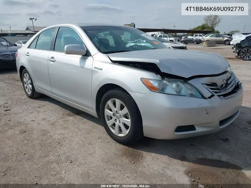 4T1BB46K69U092770 2009 Toyota Camry Hybrid
