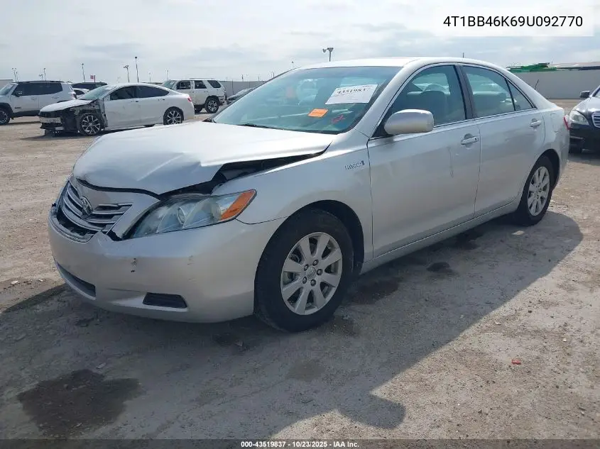 4T1BB46K69U092770 2009 Toyota Camry Hybrid