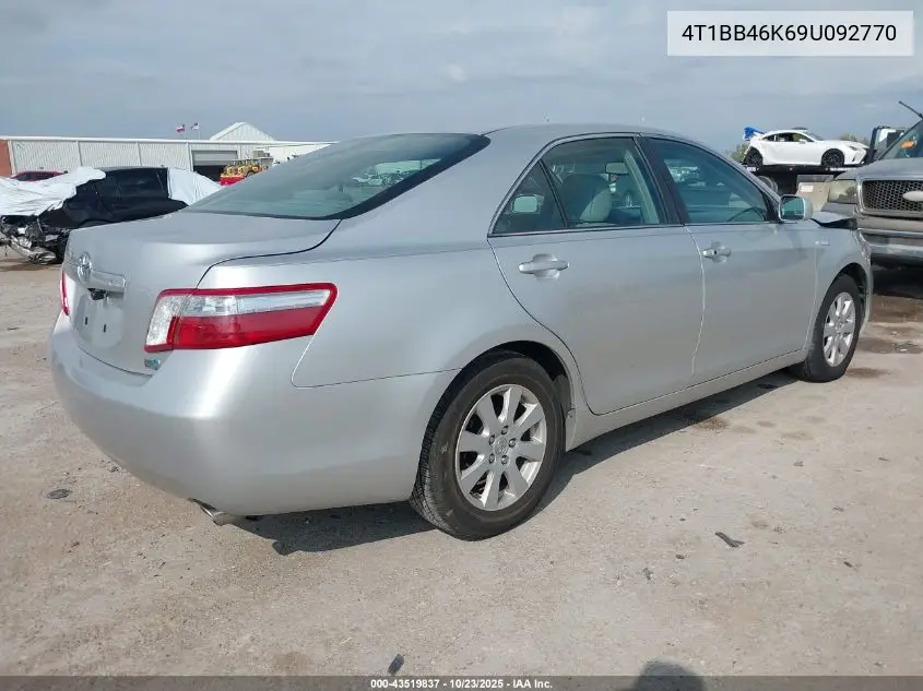 4T1BB46K69U092770 2009 Toyota Camry Hybrid