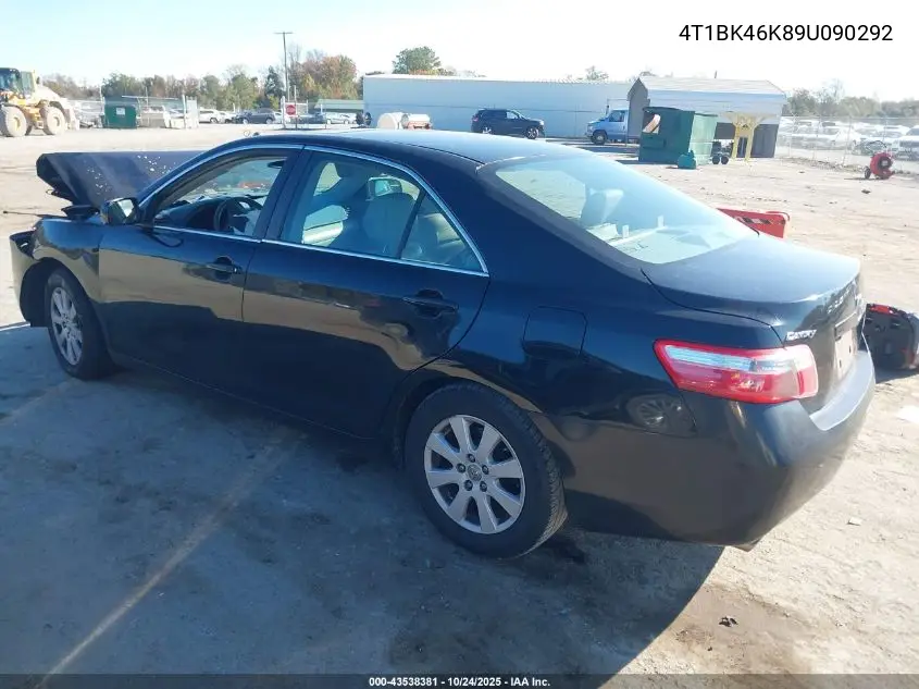 4T1BK46K89U090292 2009 Toyota Camry Xle V6
