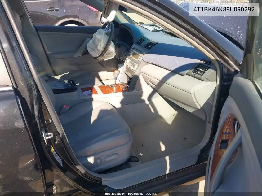 4T1BK46K89U090292 2009 Toyota Camry Xle V6