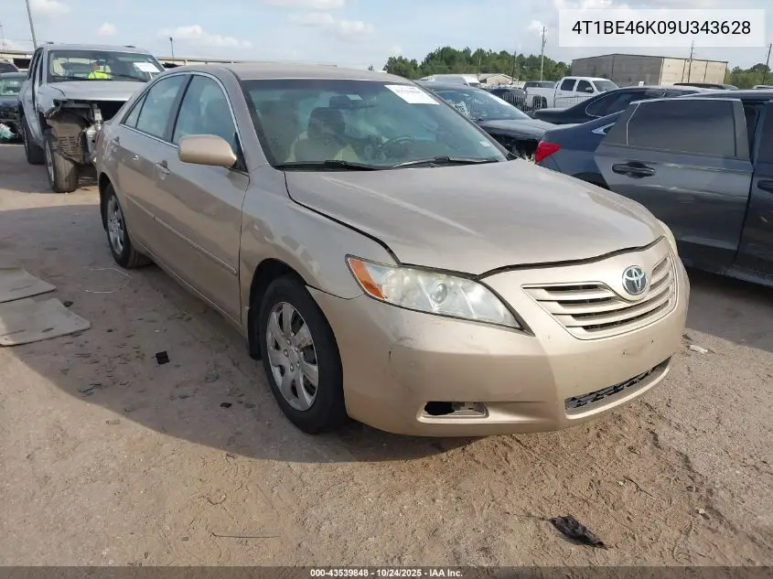 4T1BE46K09U343628 2009 Toyota Camry Le