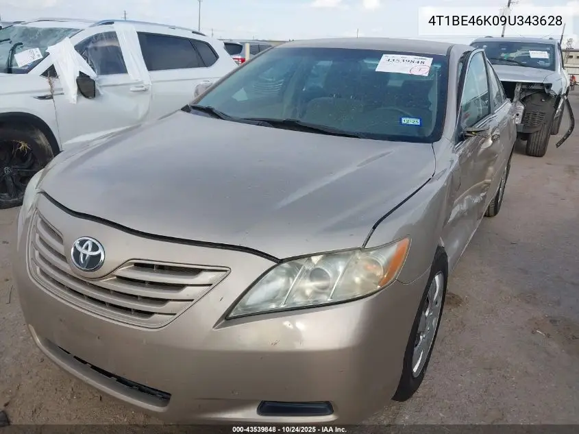 4T1BE46K09U343628 2009 Toyota Camry Le