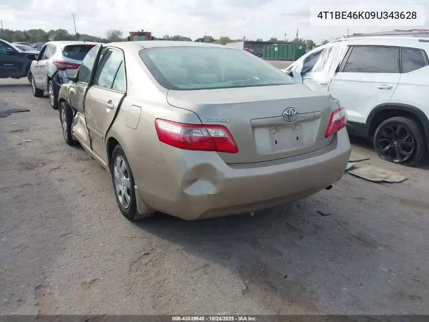 4T1BE46K09U343628 2009 Toyota Camry Le