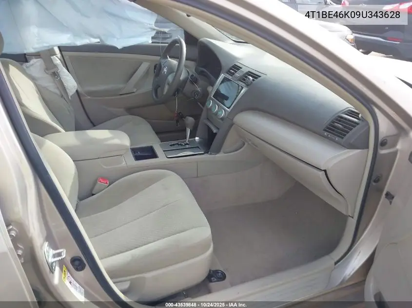 4T1BE46K09U343628 2009 Toyota Camry Le