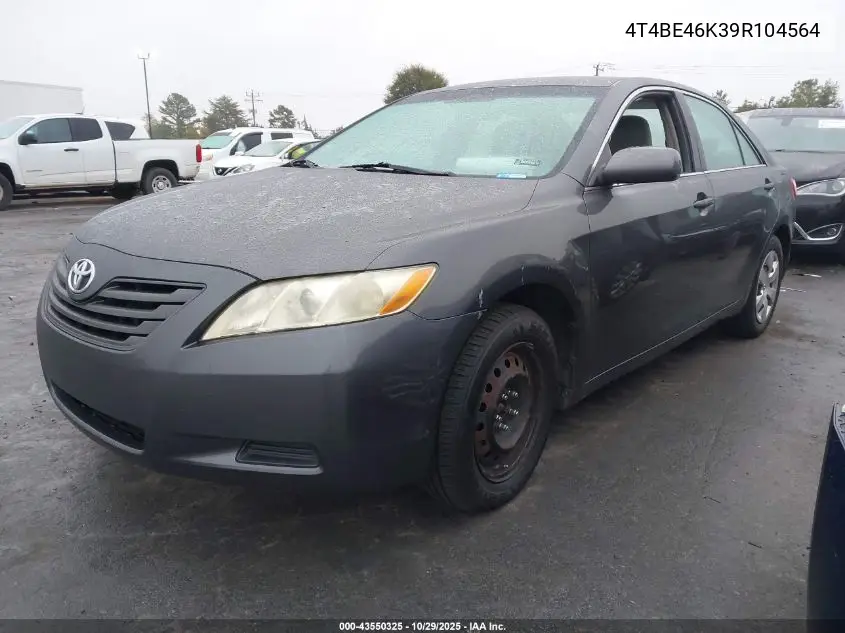4T4BE46K39R104564 2009 Toyota Camry Le