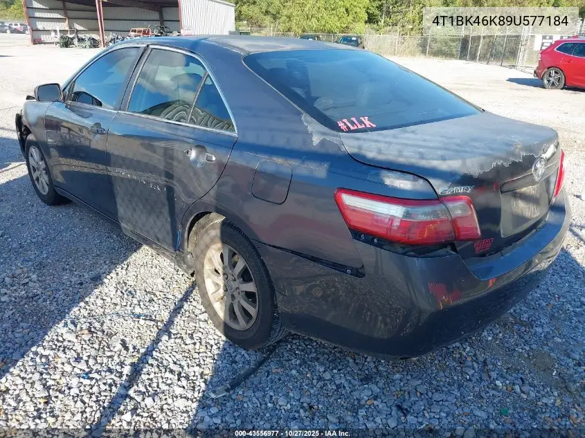 4T1BK46K89U577184 2009 Toyota Camry Xle V6