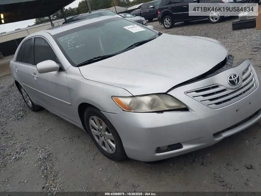 4T1BK46K19U584834 2009 Toyota Camry Xle V6