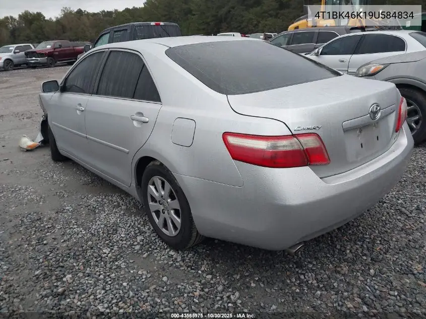 4T1BK46K19U584834 2009 Toyota Camry Xle V6