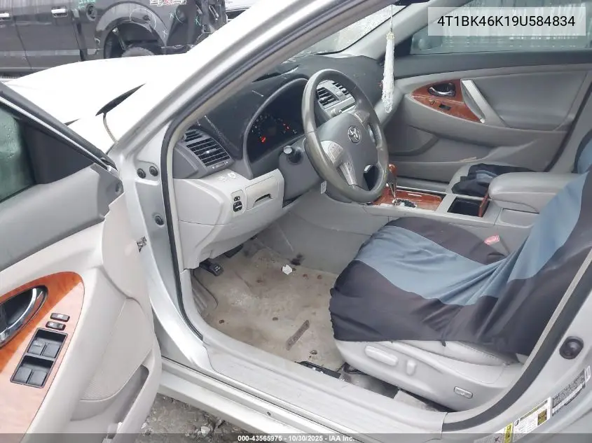 4T1BK46K19U584834 2009 Toyota Camry Xle V6