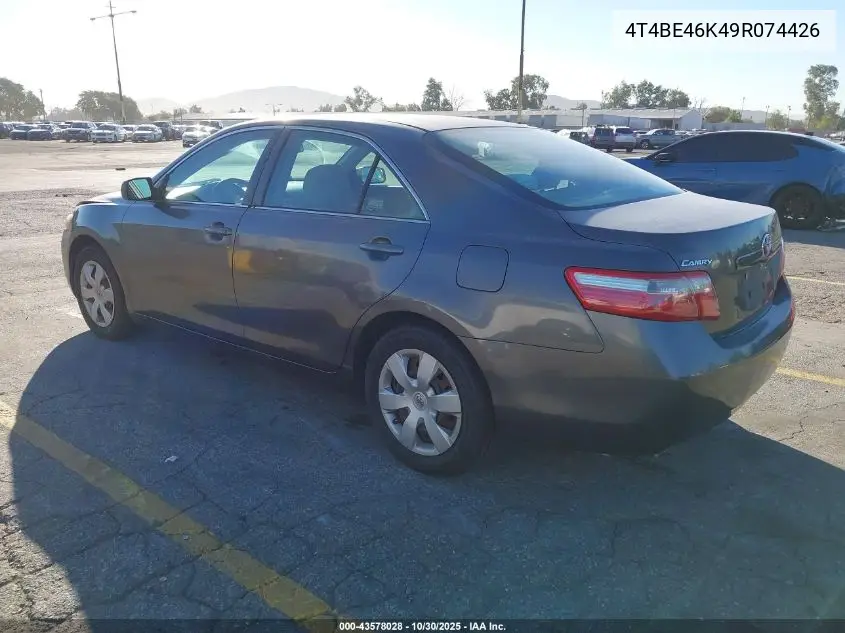 4T4BE46K49R074426 2009 Toyota Camry Le