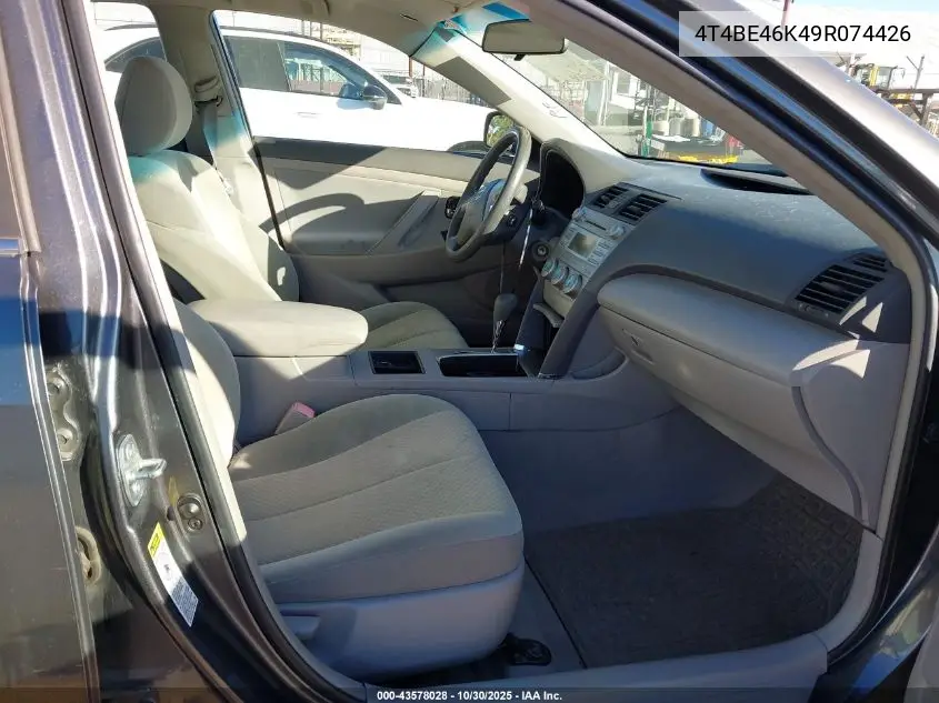 4T4BE46K49R074426 2009 Toyota Camry Le