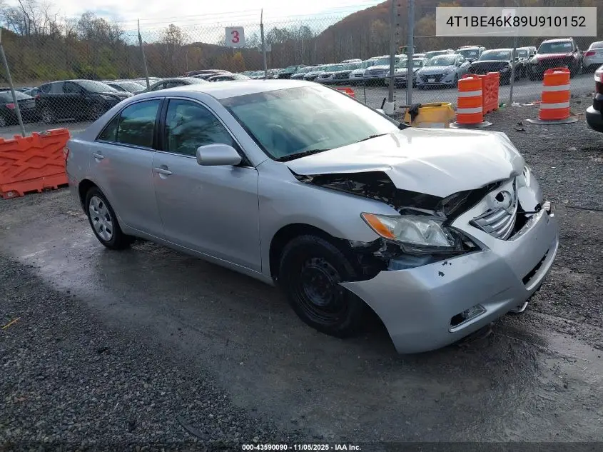 4T1BE46K89U910152 2009 Toyota Camry Le