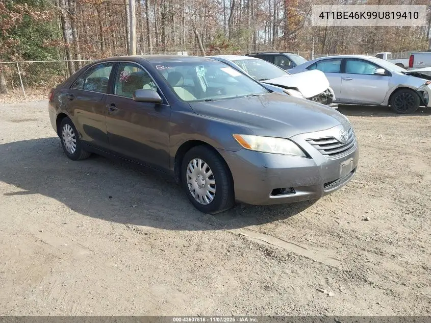 4T1BE46K99U819410 2009 Toyota Camry Le