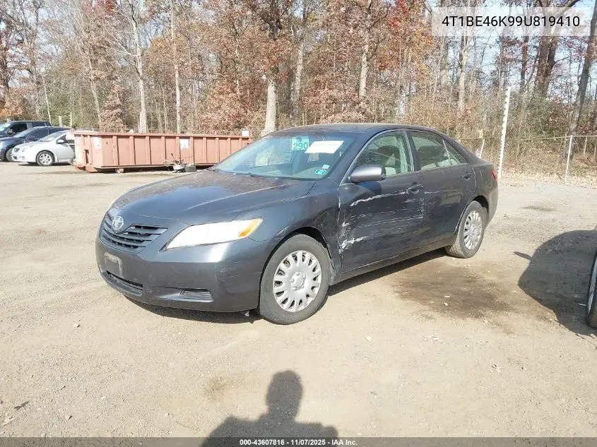 4T1BE46K99U819410 2009 Toyota Camry Le