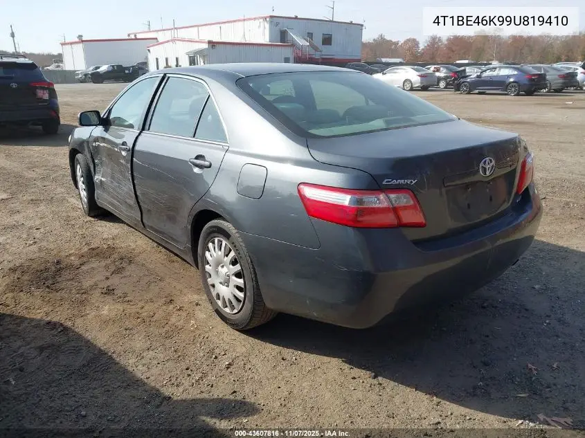 4T1BE46K99U819410 2009 Toyota Camry Le