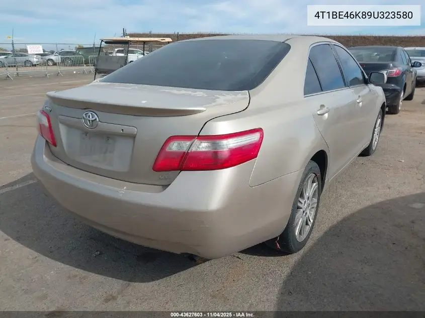 4T1BE46K89U323580 2009 Toyota Camry Le