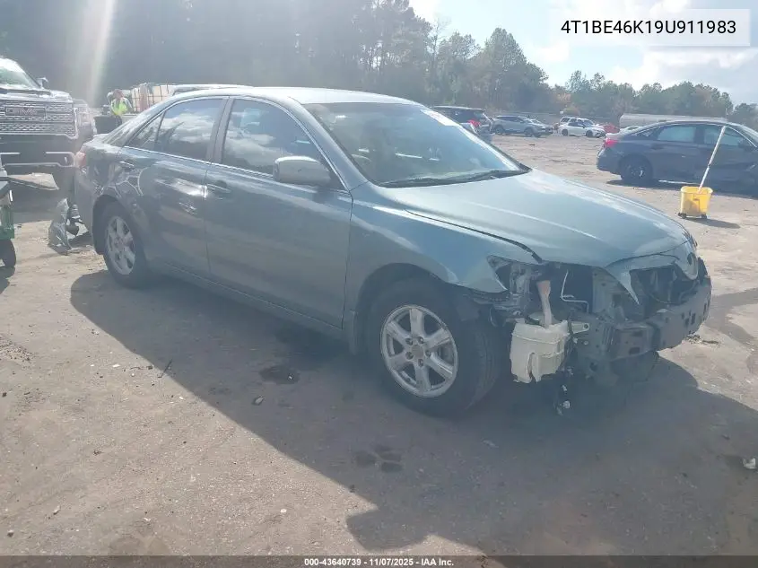 4T1BE46K19U911983 2009 Toyota Camry Le