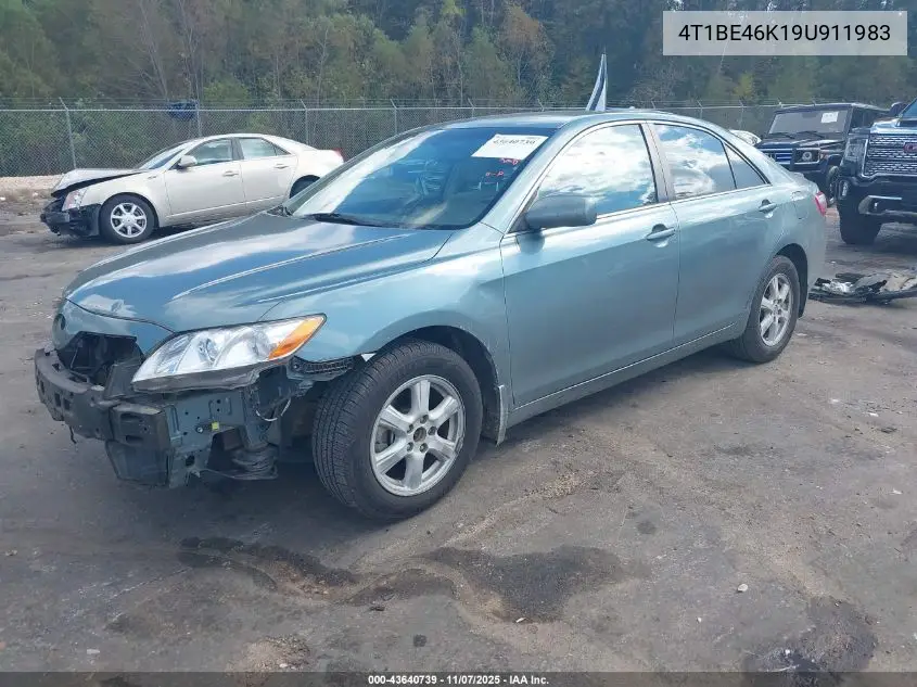 4T1BE46K19U911983 2009 Toyota Camry Le