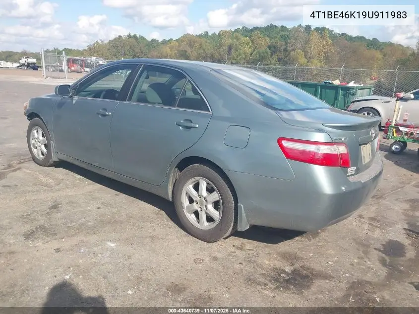 4T1BE46K19U911983 2009 Toyota Camry Le