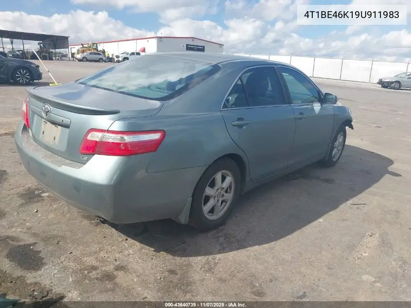 4T1BE46K19U911983 2009 Toyota Camry Le