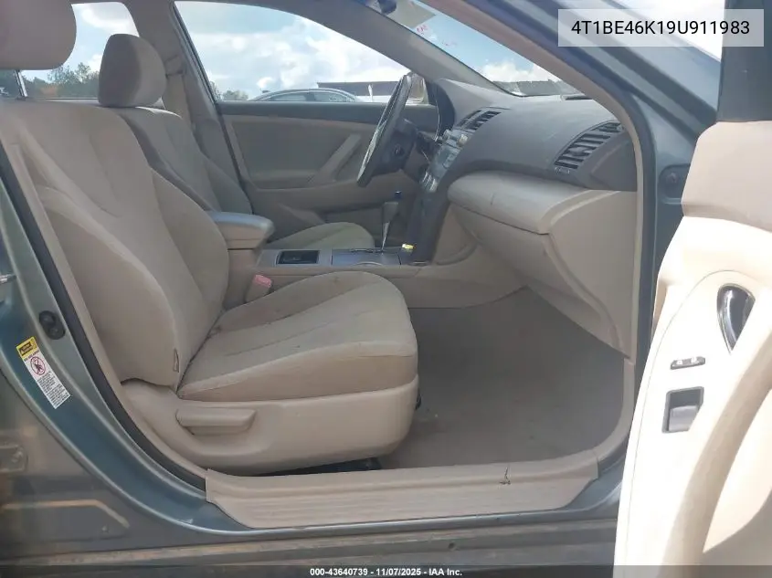 4T1BE46K19U911983 2009 Toyota Camry Le