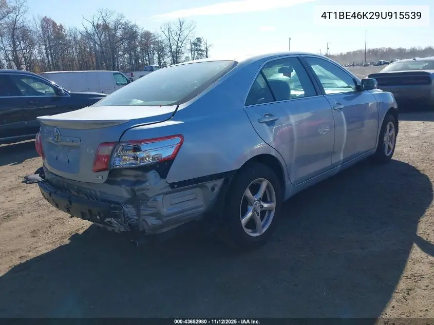 4T1BE46K29U915539 2009 Toyota Camry Le