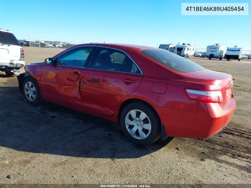 4T1BE46K89U405454 2009 Toyota Camry Le