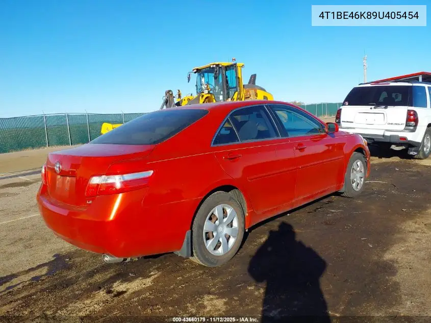 4T1BE46K89U405454 2009 Toyota Camry Le