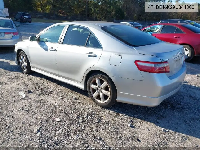 4T1BE46K29U344800 2009 Toyota Camry Se