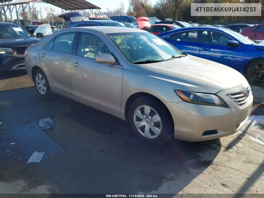 4T1BE46K69U414251 2009 Toyota Camry Le